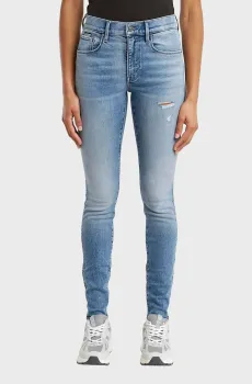 Женские голубые джинсы 3301 Голубой 27-32 G-Star RAW D05175,D760