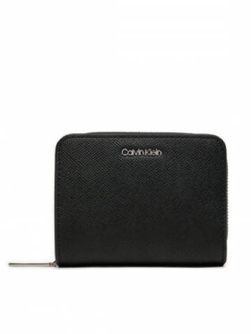 Calvin Klein Мале жіноче портмоне Ck Must Md Zip Around_Caviar K60K612831 Чорний Calvin Klein Мале жіноче портмоне Ck Must Md Zip Around_Caviar K60K612831 Чорний