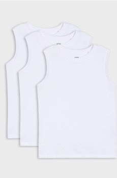 Бавовняна футболка 3 pack - білий