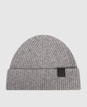 Серая шапка из кашемира
