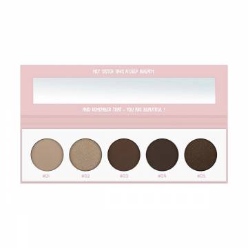 Палетка теней для век Miyo The Five Points Palette 01 We Are Golden, 6.5 г Палетка теней для век Miyo The Five Points Palette 01 We Are Golden, 6.5 г