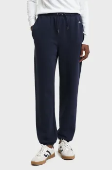 Женские темно-синие спортивные брюки REG SHIELD Синий S Gant 4200500