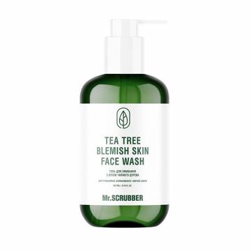 Гель для умывания Mr.Scrubber Tea Tree Blemish Skin Face Wash с маслом чайного дерева, 200 мл Гель для умывания Mr.Scrubber Tea Tree Blemish Skin Face Wash с маслом чайного дерева, 200 мл