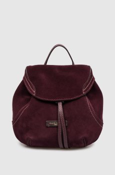 Бордовый замшевый рюкзак Violette