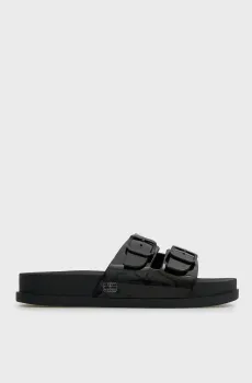 Женские черные слайдеры COMFORT JELLY Черный 40 Tommy Jeans EN0EN02974