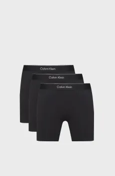 Мужские черные боксеры (3 шт) BOXER BRIEF Черный XXL Calvin Klein LV00NB4394