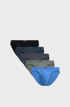 Мужские брифы (5 шт) Разноцветный L Atlantic 5SMP-002