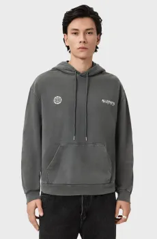Мужское серое худи EMBLEM Серый XL AllSaints M007NE