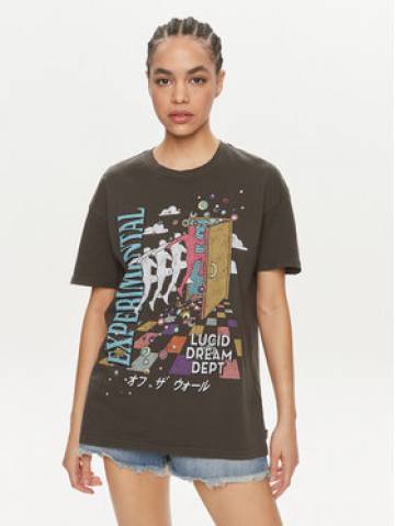 Vans Футболка Vivid Dreams Oversized VN000H08 Чорний Regular Fit Vans Футболка Vivid Dreams Oversized VN000H08 Чорний Regular Fit