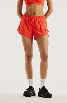 Женские красные шорты RC Essentials Short 3 Красный L New Balance WB61J868NEF