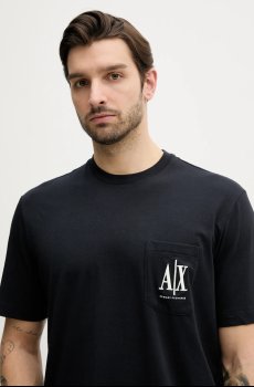 Хлопковая футболка Armani Exchange
