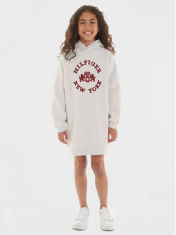Tommy Hilfiger Повсякденна сукня Varsity KG0KG07556 Сірий Oversize Tommy Hilfiger Повсякденна сукня Varsity KG0KG07556 Сірий Oversize