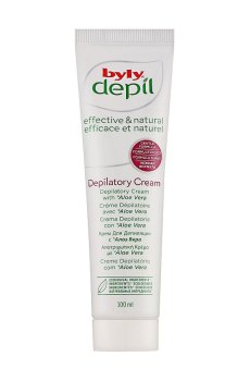 Крем для депиляции чувствительных зон подмышек и бикини Byly Depil Depilatory Cream с алоэ вера, 100 мл