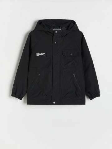 Reserved - Куртка з капюшоном oversize - чорний - 946CI-99X Reserved - Куртка з капюшоном oversize - чорний - 946CI-99X