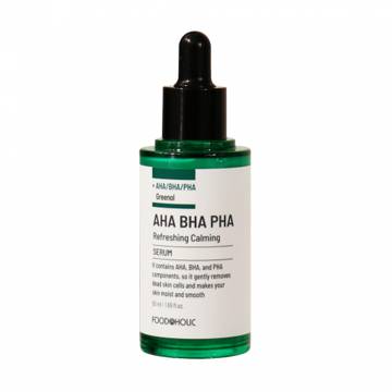 Успокаивающая сыворотка для лица Food A Holic AHA BHA PHA Refreshing Calming Serum, 50 мл