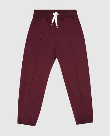 Детские бордовые джогеры