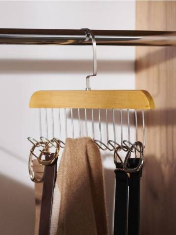 Настінна вішалка - бежевий