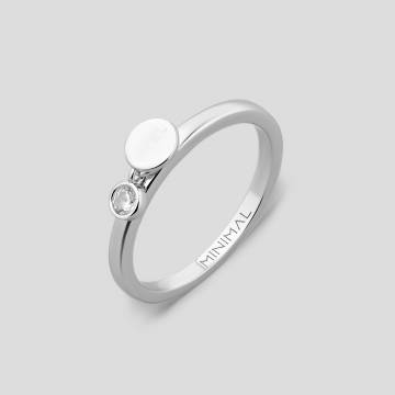 Серебряное кольцо Minimal R84814-16 16 Серебряное кольцо Minimal R84814-16 16