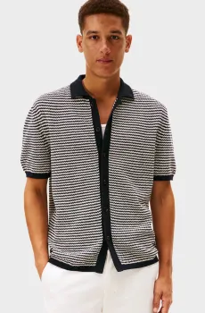 Мужское поло в полоску TEXTURE Разноцветный XXL Tommy Hilfiger MW0MW41951