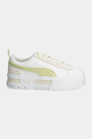 Кожаные кроссовки Puma Mayze Mix Wns цвет белый Кожаные кроссовки Puma Mayze Mix Wns цвет белый