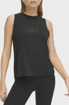 Женский черный топ Черный M DKNY DP3T9767