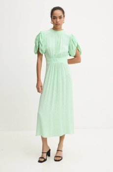 Платье Rotate Midi Puff Sleeve Dress