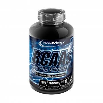 Аминокислоты IronMaxx BCAAs Ultra Strong 2:1:1, 180 таблеток Аминокислоты IronMaxx BCAAs Ultra Strong 2:1:1, 180 таблеток