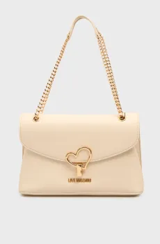 Женская бежевая сумка Бежевый ONESIZE Love Moschino JC4138PP1OLQ0110