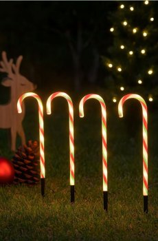 Декоративні різдвяні ліхтарики - різнобарвний