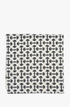 Хустина з морським принтом біла Estro ER00111263