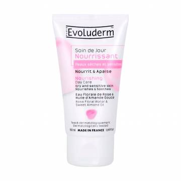 Питательный крем для лица Evoluderm Nourishing Day Care для сухой и чувствительной кожи, 50 мл Питательный крем для лица Evoluderm Nourishing Day Care для сухой и чувствительной кожи, 50 мл
