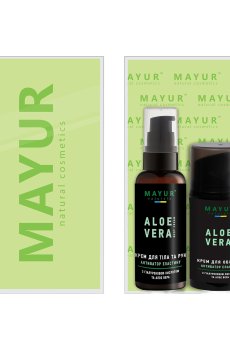 Подарочный набор Mayur Aloe Vera (крем для лица, 50 мл + крем для тела и рук, 50 мл)