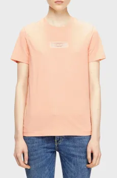 Женская коралловая футболка T-REG-PL Коралловый XS Diesel A18745 RHERA