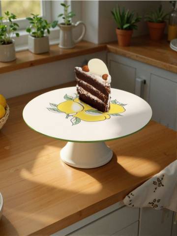 Підставка для торта - жовтий