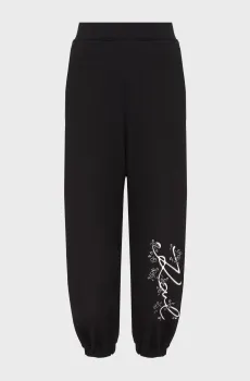 Женские черные спортивные брюки Черный XL Karl Lagerfeld A3W10009