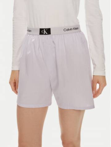 Calvin Klein Underwear Шорти з тканини 000QS6972E Фіолетовий Relaxed Fit Calvin Klein Underwear Шорти з тканини 000QS6972E Фіолетовий Relaxed Fit