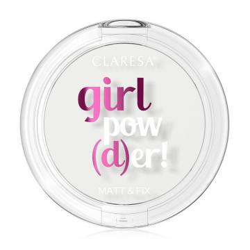 Прессованная пудра для лица Claresa Girl Pow(D)er! Pressed Powder 00 Transparent, 12 г Прессованная пудра для лица Claresa Girl Pow(D)er! Pressed Powder 00 Transparent, 12 г