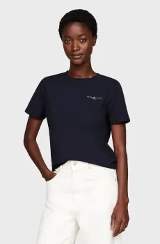 Женская темно-синяя футболка 1985 REG MINI Синий S Tommy Hilfiger WW0WW37877