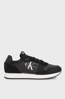 Женские черные кроссовки RUNNER SOCK LACEUP NY-LTH W Черный 36 Calvin Klein YW0YW00840