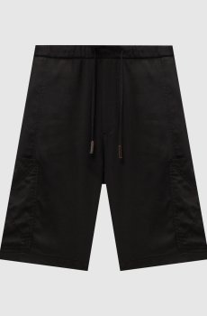 Черные шорты-карго