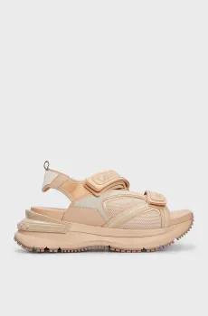 Женские бежевые сандалии HYBRID SANDAL W Бежевый 40 Calvin Klein YW0YW00871