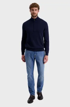 Мужская темно-синяя кофта Синий S Pierre Cardin PC.-C5 51022.5064