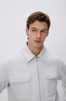 Reserved - Куртка-сорочка - світло-сірий - 468HM-09X