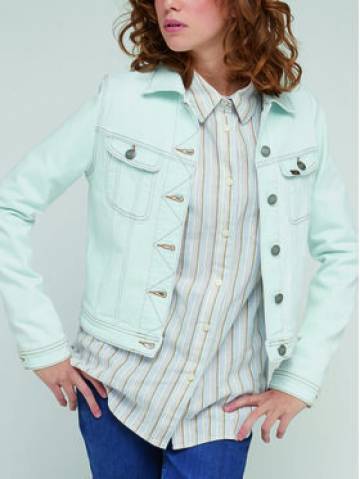 Lee Джинсова куртка Rider L54MGWB31 112330458 Блакитний Regular Fit Lee Джинсова куртка Rider L54MGWB31 112330458 Блакитний Regular Fit