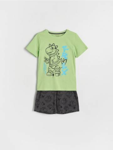 Reserved - BOYS` PYJAMA - жовто-зелений - 821CZ-71X Reserved - BOYS` PYJAMA - жовто-зелений - 821CZ-71X