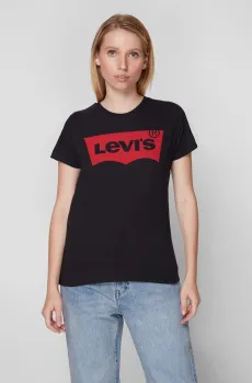 Женская черная футболка Черный M Levi’s® 17369;0201