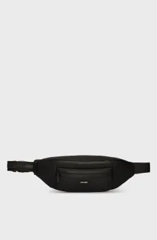 Мужская черная поясная сумка CK ESSENTIAL WAISTBAG RUBBER Черный ONESIZE Calvin Klein K50K512540