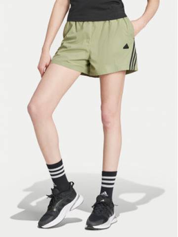 adidas Спортивні шорти Future Icons 3-Stripes IW7707 Зелений Loose Fit adidas Спортивні шорти Future Icons 3-Stripes IW7707 Зелений Loose Fit