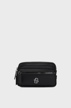Мужская черная поясная сумка Черный ONESIZE BOSS 50529106;001