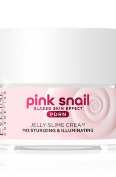 Увлажняющий крем для лица Eveline Cosmetics Pink Snail Moisturizing & Illuminating Jelly-Slime Cream для сияния кожи, 50 мл